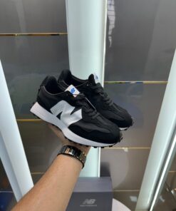 New Balance 327 Black White