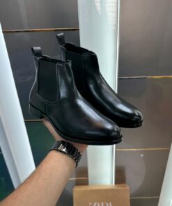 Zara Chelsea Round Toe Black