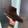 Zara Suede Brown Chelsea Boots