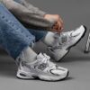 New balance 530 white silver navy